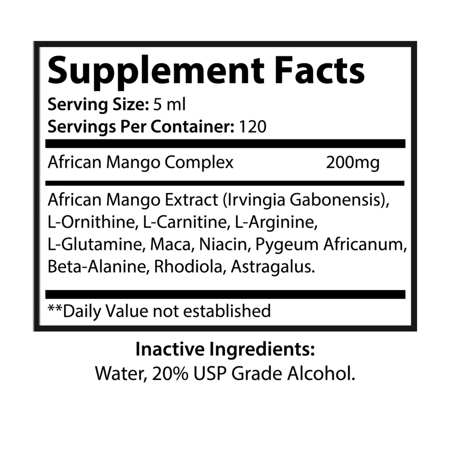 Wealth Fuel – African Mango Drops Supplement with L-Carnitine & Rhodiola for Metabolism, Endurance & Recovery