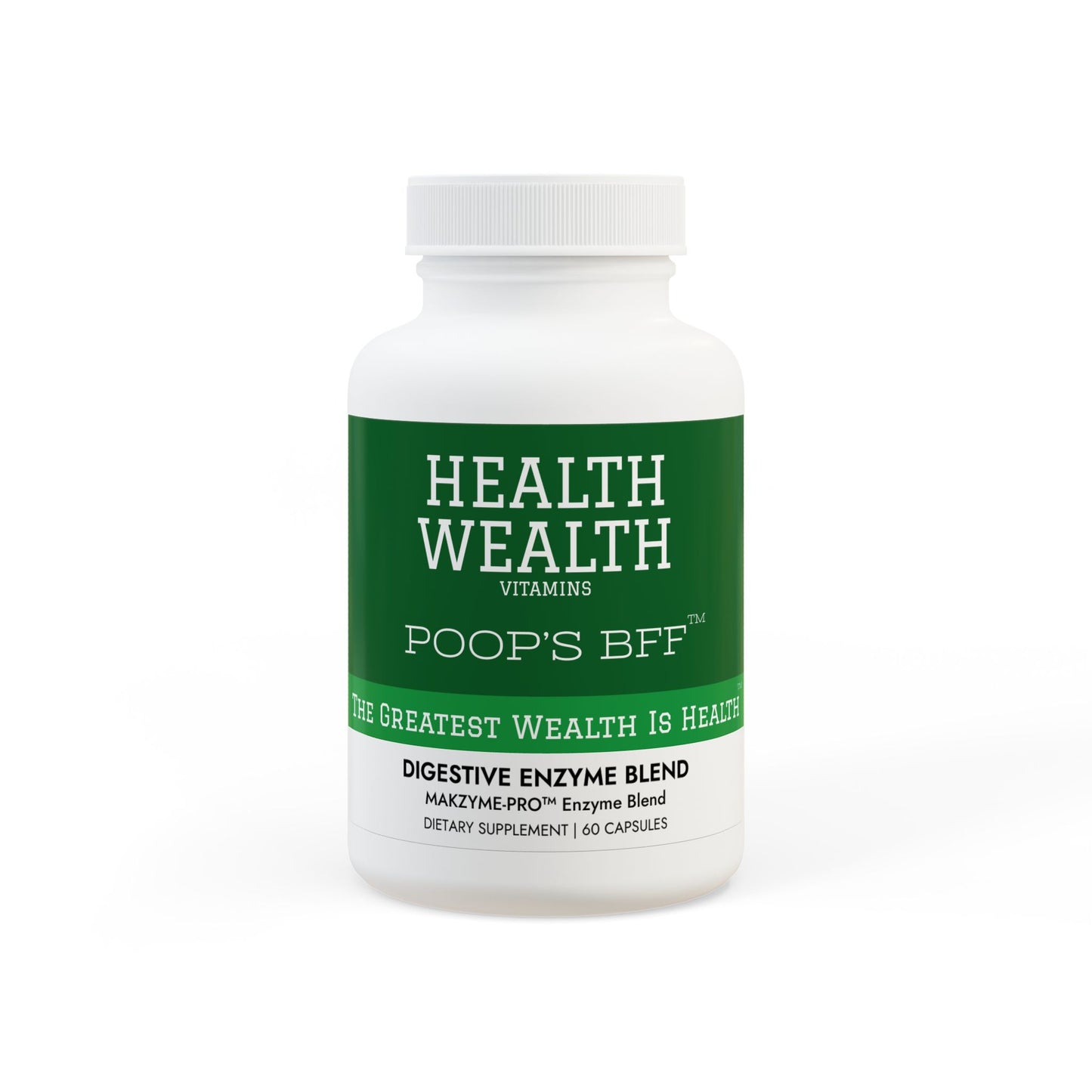 Poop’s BFF – Digestive Enzyme Supplement for Gut Health, Bloating & Energy