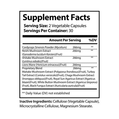 Compounding Mushroom Blend Supplement