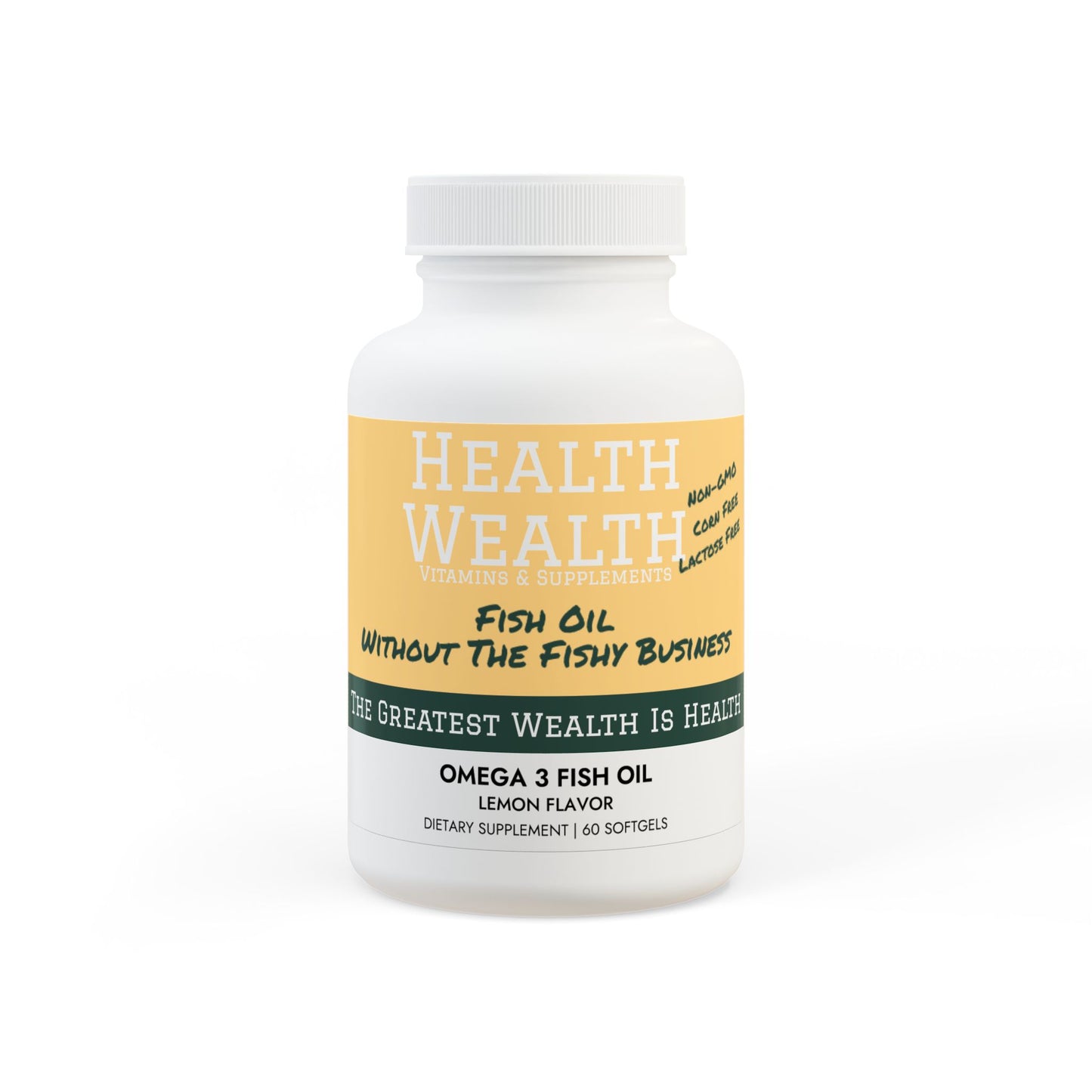 Omega 3 Fish Oil Supplement (60 Softgels)